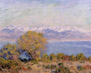  Seen Painting - The Alps Seen from Cap d Antibes Claude Monet